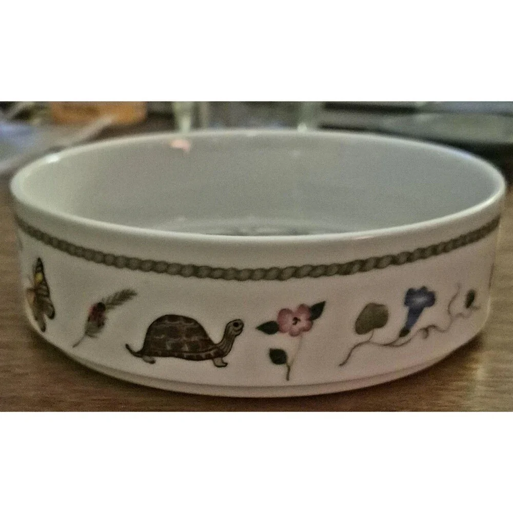 Vtg 1988 Lynn Chase Jungle Party 3Pc Children's Set Plate Bowl Mug Mint Japan